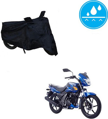 Atulit enterprises Two Wheeler Cover for TVS(Flame SR125, Black)