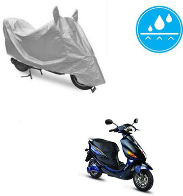 Atulit enterprises Two Wheeler Cover for Hero(Electric Cruz, Silver)