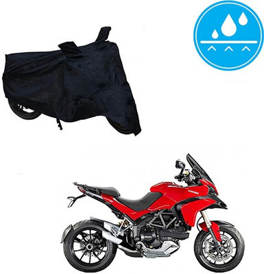 Atulit enterprises Two Wheeler Cover for Ducati(Multistrada, Black)