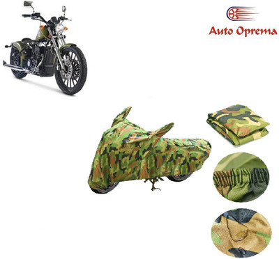 Auto Oprema Waterproof Two Wheeler Cover for Universal For Bike(Bobber 350, Green)
