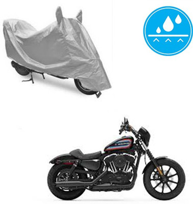 Atulit enterprises Two Wheeler Cover for Harley Davidson(XL 1200, Silver)