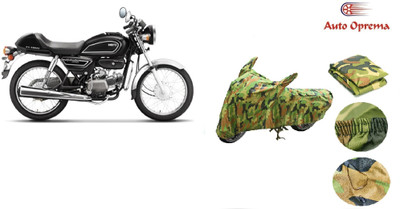 Auto Oprema Waterproof Two Wheeler Cover for Universal For Bike(Splendor Pro Classic, Green)