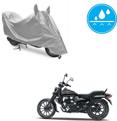 SRENTERPRISES Two Wheeler Cover for Bajaj(Avenger 150 Street, Silver)