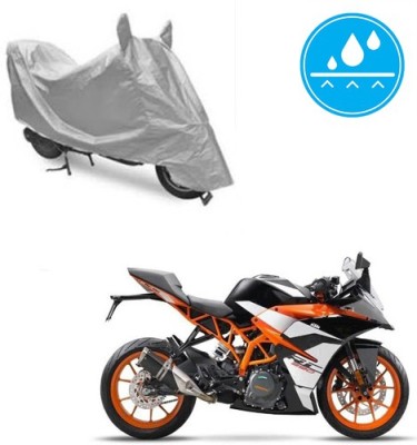 Atulit enterprises Two Wheeler Cover for KTM(RD 350, Silver)