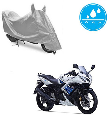 Atulit enterprises Two Wheeler Cover for Yamaha(YZF R15 S, Silver)