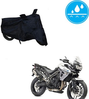 Atulit enterprises Two Wheeler Cover for Universal For Bike(Black)