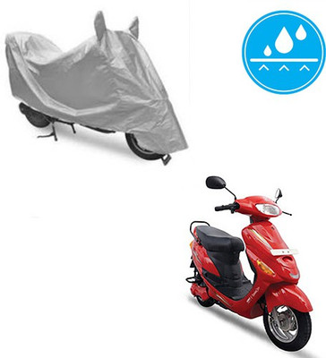 SRENTERPRISES Two Wheeler Cover for Hero(E Sprint, Silver)