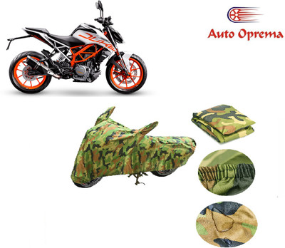 Auto Oprema Waterproof Two Wheeler Cover for Universal For Bike(Duke 390, Green)