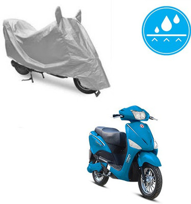 Atulit enterprises Two Wheeler Cover for Hero(Electric Optima, Silver)