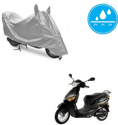 Atulit enterprises Two Wheeler Cover for Hero(Electric Zippy, Silver)