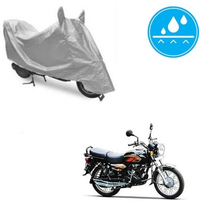 SRENTERPRISES Two Wheeler Cover for TVS(Max 4R, Silver)