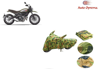 Auto Oprema Waterproof Two Wheeler Cover for Universal For Bike(Scrambler, Green)