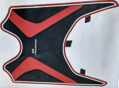AOWBIKES CENTER-MAT-ACT-RED-1913 Honda Activa Two Wheeler Mat