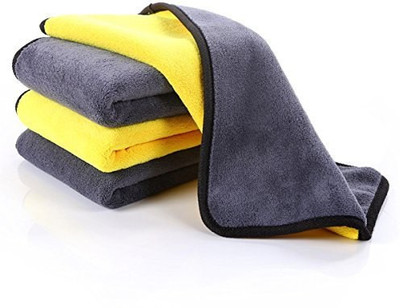 ANS Microfiber Vehicle Washing  Cloth(Pack Of 2, 800 GSM)