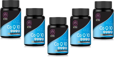 1 Tree Co Q 10 Capsules –Heart Booster Capsules-Heart Nutrition Capsules (Pack Of 5)(5 x 60 Tablets)