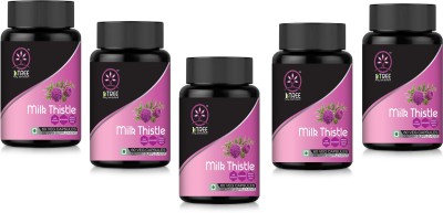 1 Tree Milk Thistle Capsules-Healthy Liver Capsules–Silybum Marianum Extract (Pack Of 5)(5 x 60 g)