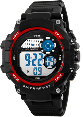 Time Up Stopwatch & Alarm Design Alarm Stopwatch Sports Function Digital Watch  - For Men