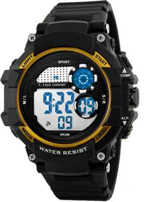 Time Up Stopwatch & Alarm Design Alarm Stopwatch Sports Function Digital Watch  - For Men
