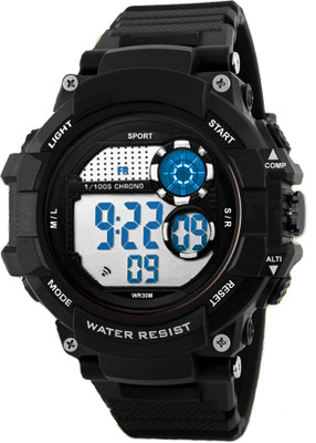 Time Up Stopwatch & Alarm Design Alarm Stopwatch Sports Function Digital Watch  - For Men