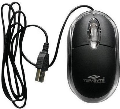 TERABYTE 036 Wired Ambidextrous Optical  Gaming Mouse(USB 2.0, Black)