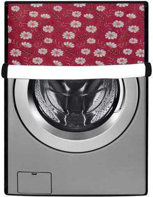 Nitasha Front Loading Washing Machine  Cover(Width: 67 cm, Red, White)