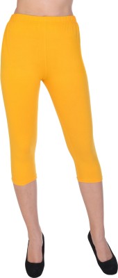 FASHA Women Yellow Capri