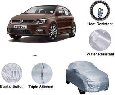 HNH INDUSTRIES Car Cover For Volkswagen Polo GT, Polo (Without Mirror Pockets)(Silver, For 2017, 2018, 2019 Models)