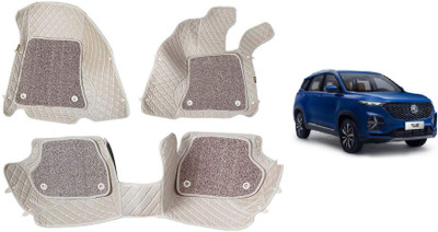 RKPSP Leatherite 7D Mat For  MG Hector Plus(Beige)