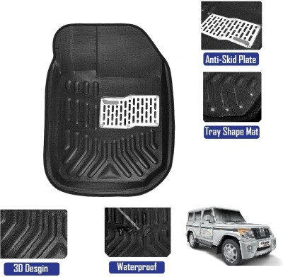 MATIES PVC 3D Mat For  Mahindra Bolero(Black)