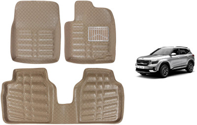 RKPSP Polyutherine 5D Mat For  Kia Seltos(Beige)