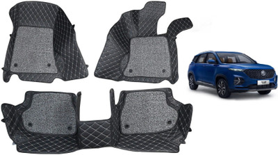 RKPSP Leatherite 7D Mat For  MG Hector Plus(Black)