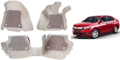 RKPSP Leatherite 7D Mat For  Honda Amaze(Beige)