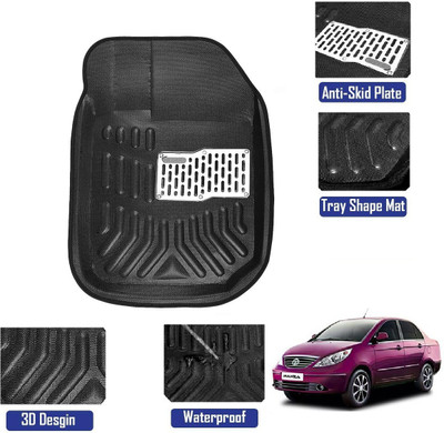 RKPSP Polyutherine 3D Mat For  Tata Manza(Black)