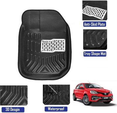RKPSP Polyutherine 3D Mat For  Toyota Etios Liva(Black)