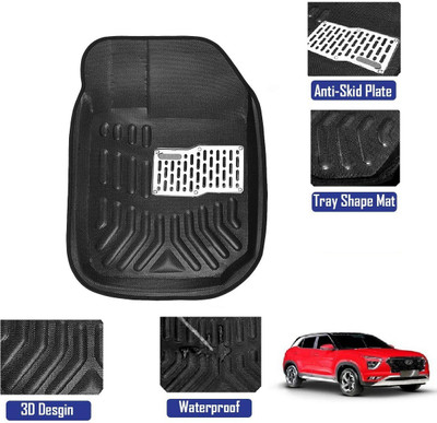 RKPSP Polyutherine 3D Mat For  Hyundai Creta(Black)