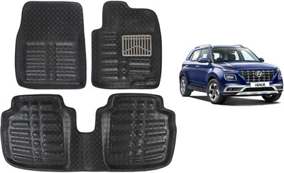 RKPSP Polyutherine 5D Mat For  Hyundai Venue(Black)