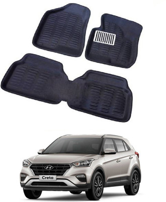 RKPSP Polyutherine 3D Mat For  Hyundai Creta(Black)