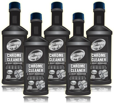 CITRUS POWER Liquid Car Polish for Metal Parts, Chrome Accent, Exterior(60 ml, Pack of 5)