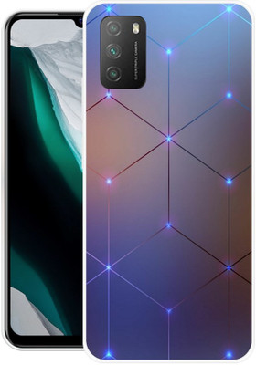 Printcase Back Cover for Poco M3(Multicolor, Dual Protection, Silicon, Pack of: 1)