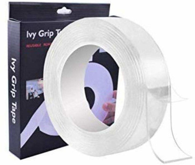 adbeni double sideed NA cello tape (Manual)(Set of 1, White)