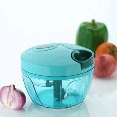 Panchanan 450 ml Mini Handy Chopper & Cutter for Kitchen Vegetable & Fruit Chopper Vegetable & Fruit Chopper(CHOPPER::3 IN 1 BLADE)