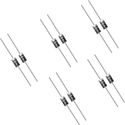 Technical hut 10 Pieces 1N5408 1000V 3A MIC Power Rectifier Diode Axial DO-27 Package Electronic Components Electronic Hobby Kit