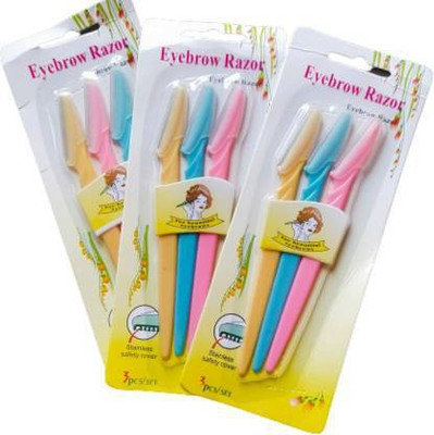 Tinkl EYEBROW RAZOR PACK OF 3 SET (9 Razors), Men & Women(Pack of 3)