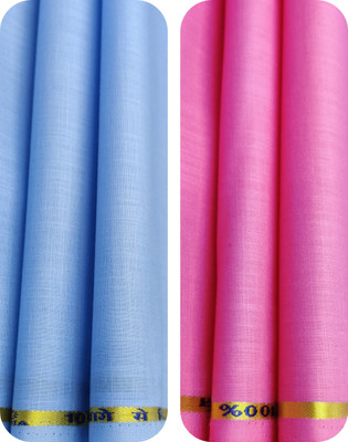 SUBHDIN Pure Cotton Solid Shirt Fabric