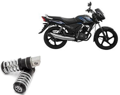 Buras BEST QUALITY BLACK SPRING FOOTREST TVS STAR CITY Foot Rest(Black)