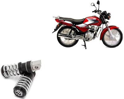 Buras BEST QUALITY BLACK SPRING FOOTREST TVS STAR Foot Rest(Black)