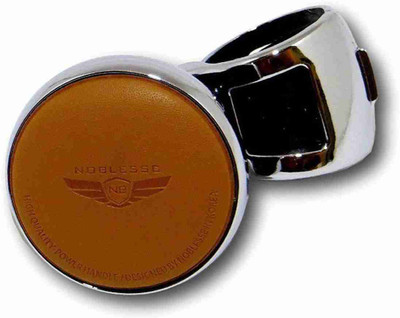 NOBLESSE Leather pvc Car Steering Knob(Brown)