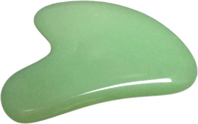 jaderoller Green Jade Gua Sha Stone Massager(Green)