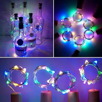 Golden Heart 20 LEDs 1.98 m Multicolor Steady String Rice Lights(Pack of 2)