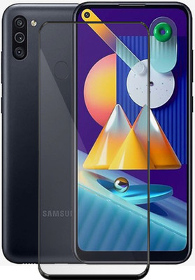 FeeZ Edge To Edge Tempered Glass for Samsung Galaxy M11(Pack of 1)